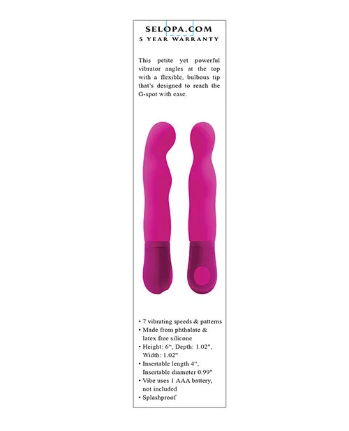 Selopa G Wow GSpot Vibe Pink Evolved Novelties INC Vibrators