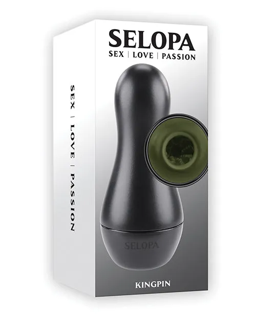 Selopa Kingpin Male Masturbator Green Evolved Novelties INC Male Sex Toys