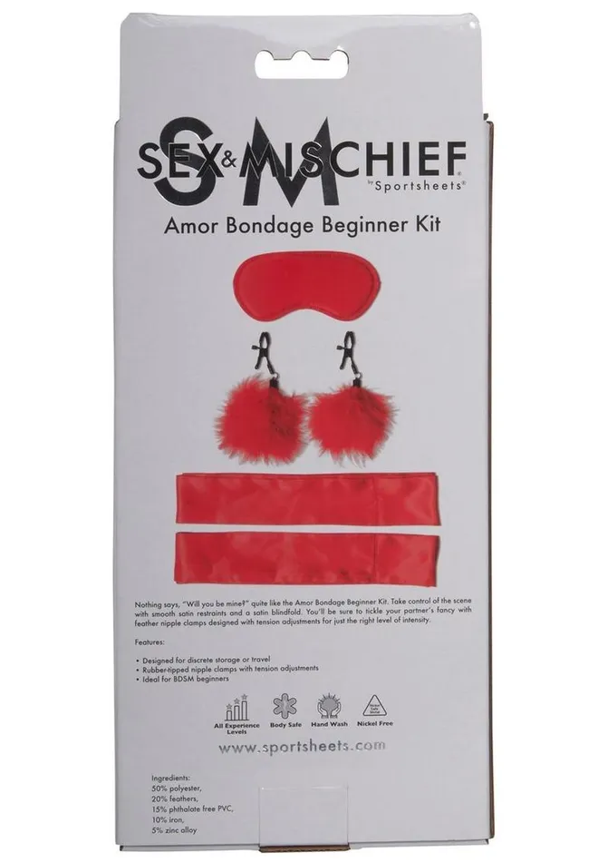 Sex and Mischief Amor Bondage Beginner Kit Sex and Mischief Couples