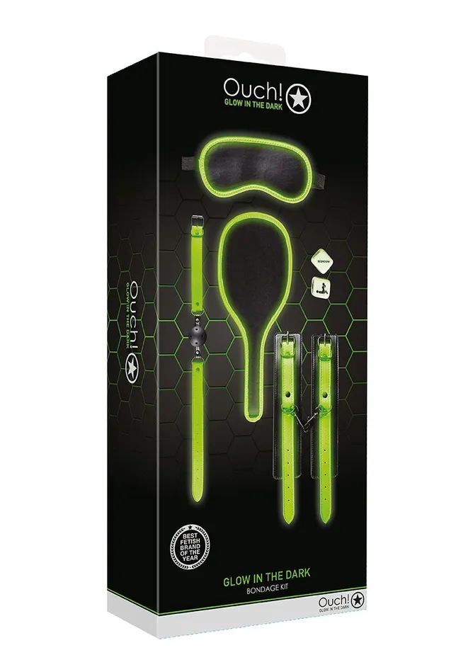 Shots America Dildos Bondage Kit 1 Glow In The Dark