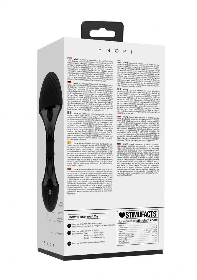 Shots America Enoki Bendable Massager Black Anal