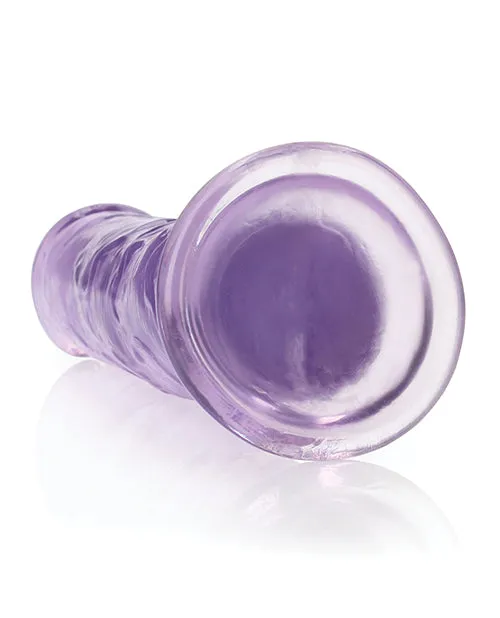 Shots America LLC Dildos RealRock Crystal Clear 9 Straight Dildo Purple