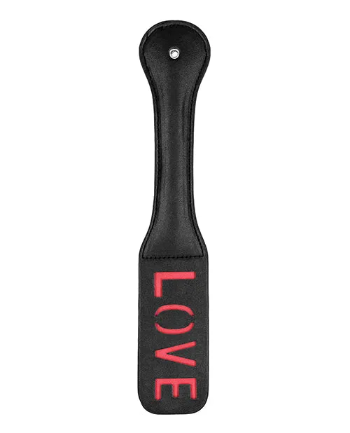 Shots America LLC Vibrators Shots Ouch Love Paddle Black