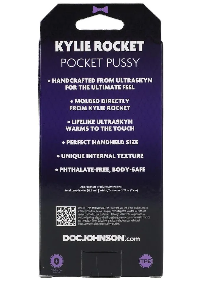 Signature Strokers Kylie Rocket Ultraskyn Pocket Masturbator Pussy Signature Strokers Male Sex Toys