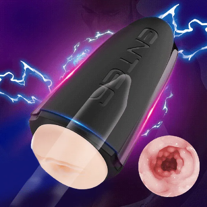 SIMU Male Sex Toys 12 Speeds Triangle Automatic Male Masturbator Soft Silicone Vagina Real Pussy Adult Vibrating Masturbation Oral Sex Toys for Men