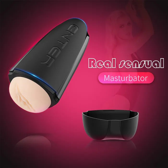 SIMU Male Sex Toys 12 Speeds Triangle Automatic Male Masturbator Soft Silicone Vagina Real Pussy Adult Vibrating Masturbation Oral Sex Toys for Men