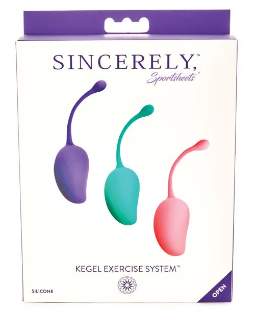 Sincerely Kegel System3 Piece Set Sincerely Female Sex Toys