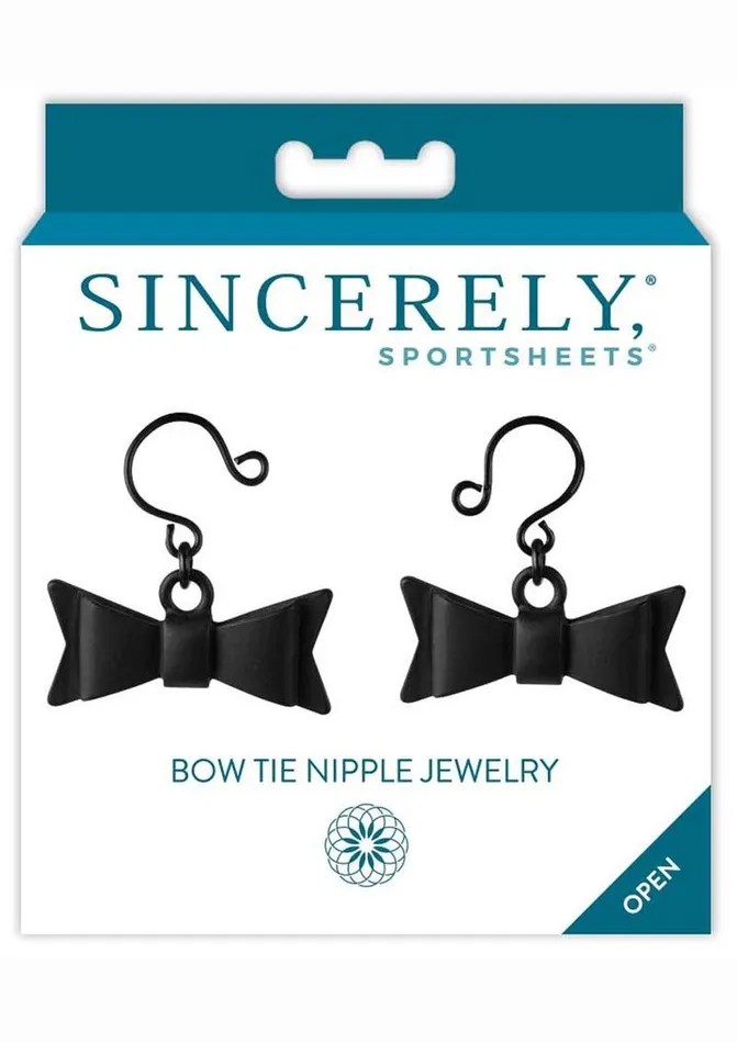 Sincerely Nipple Clitoral Toys Sincerely Bow Tie Nipple Jewelry