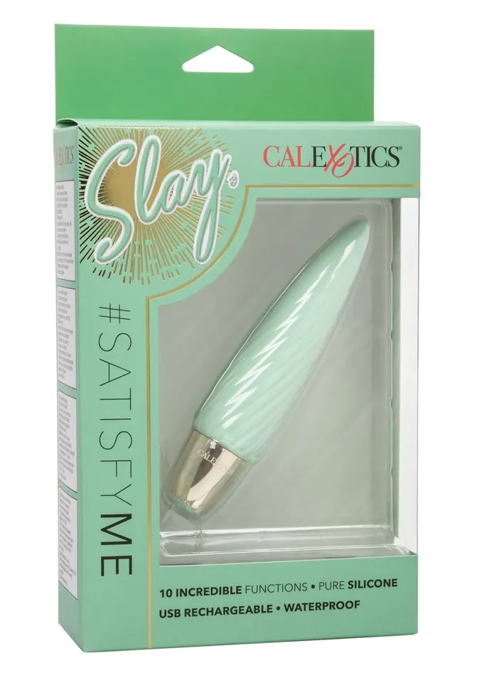 Slay Female Sex Toys Slay Satisfyme Rechargeable Silicone Bullet Vibrator