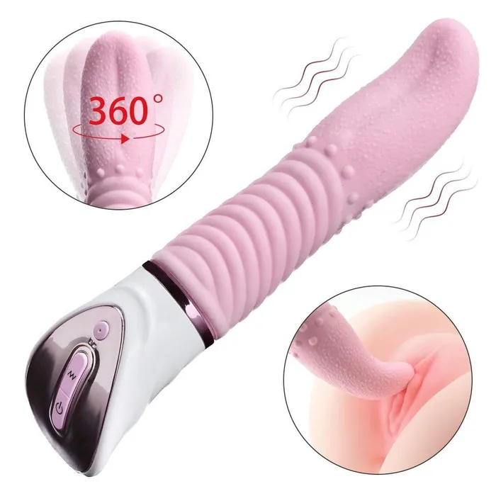 Soft Clitoral Tongue Vibrator ADLTOYFUN Female Sex Toys