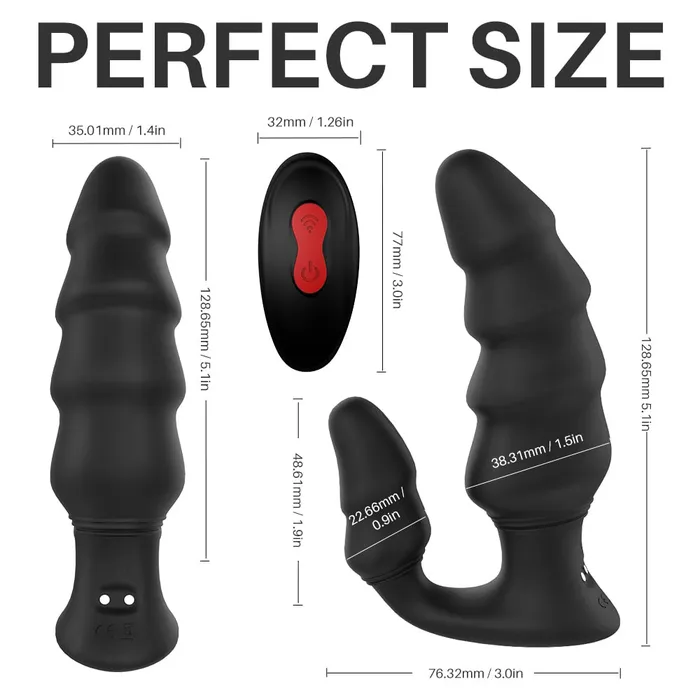 Sorlove Anal 9 Frequency Prostate Massager Stimulator Gspot Anal Beads Vibrator