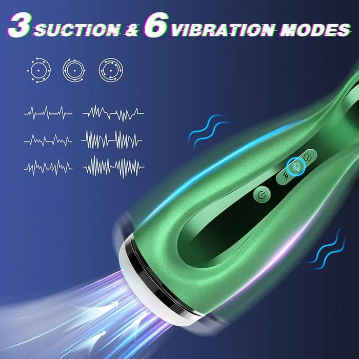 Sorlove Male Sex Toys Automatic Male Masturbator Cup OneClick Climax 3 Suction 6 Vibration