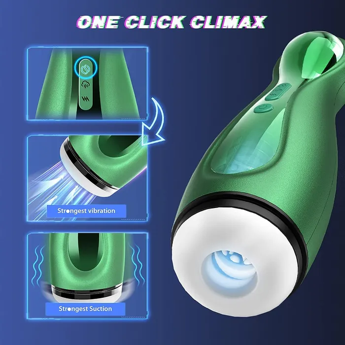 Sorlove Male Sex Toys Automatic Male Masturbator Cup OneClick Climax 3 Suction 6 Vibration