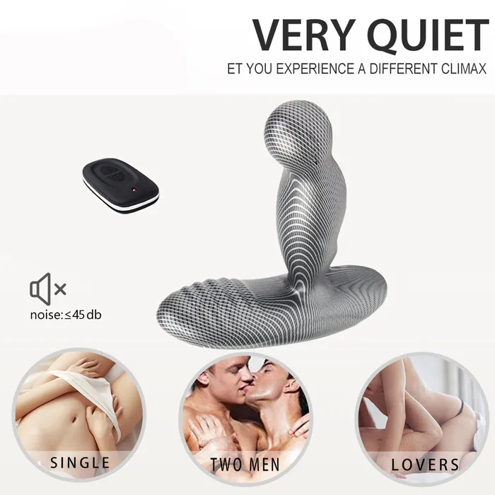 Sorlove Male Sex Toys Heating Prostate Massager Carbon Fiber Pattern 3 Rotation 16 Vibration