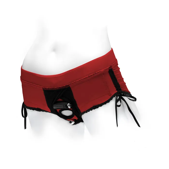 SpareParts Sasha Harness RedBlack Nylon 2X SpareParts HardWear Anal