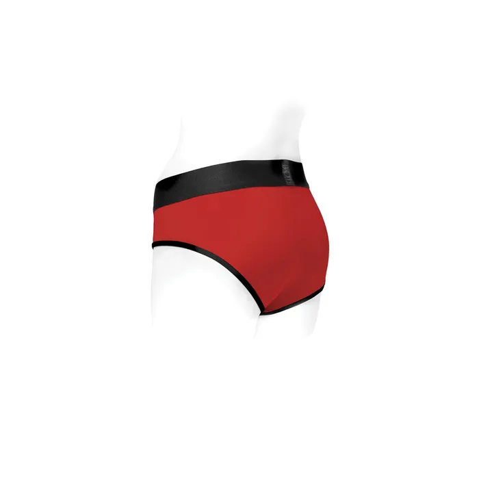 SpareParts Tomboi Harness RedBlack Nylon 4X SpareParts HardWear Anal