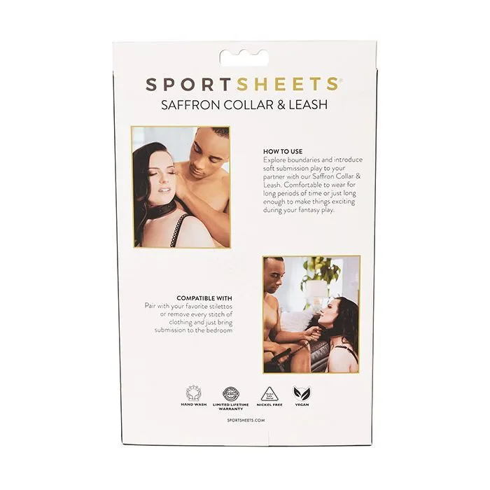 Sportsheets International Vibrators Sportsheets Saffron Leash Collar