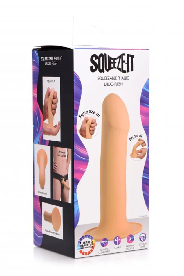 Squeeze It Dildos Squeezable Phallic Dildo