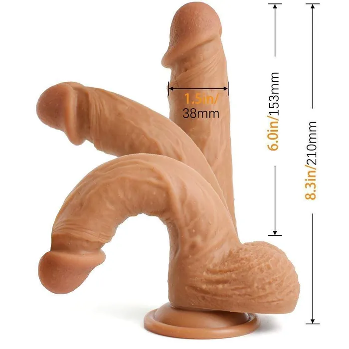 Strap on 6 inch Dildo ADLTOYFUN Female Sex Toys