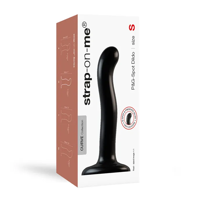 StrapOnMe StrapOnMe PG Spot Dildo Small Black Female Sex Toys