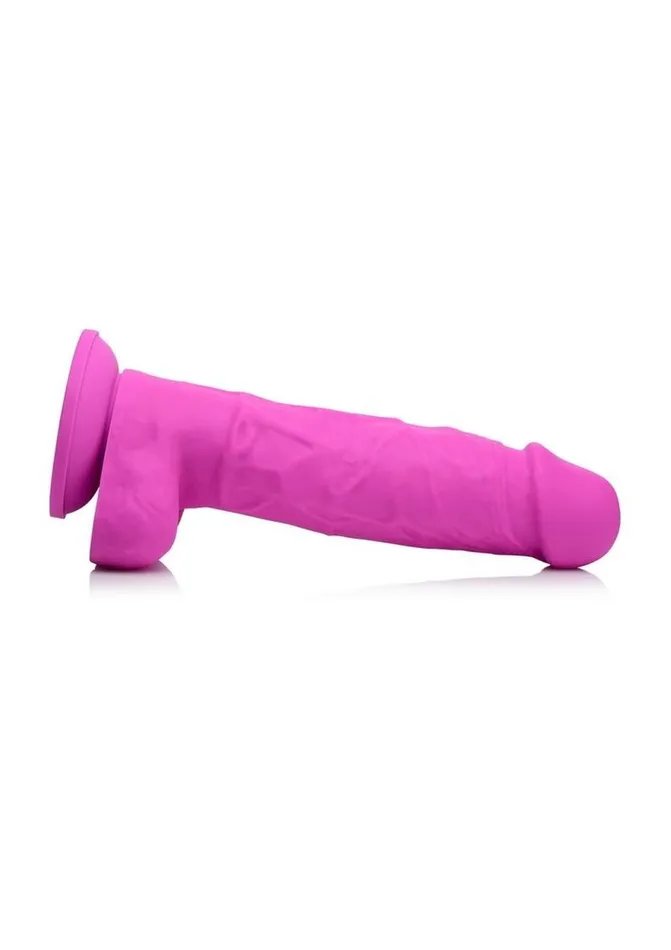 Strap U Power Pecker Silicone 7in Dildo with Balls STRAP U Female Sex Toys