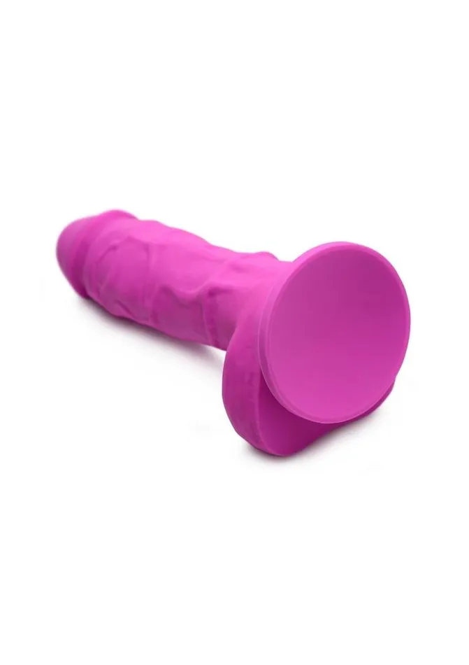 Strap U Power Pecker Silicone 7in Dildo with Balls STRAP U Female Sex Toys