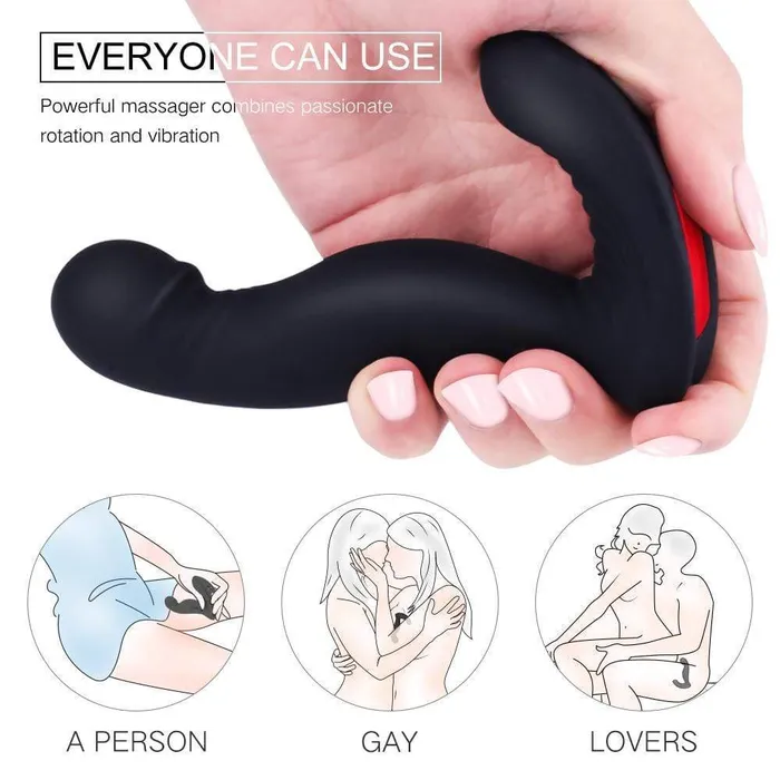 Strong DoubleMotor Prostate Massager ADLTOYFUN Anal