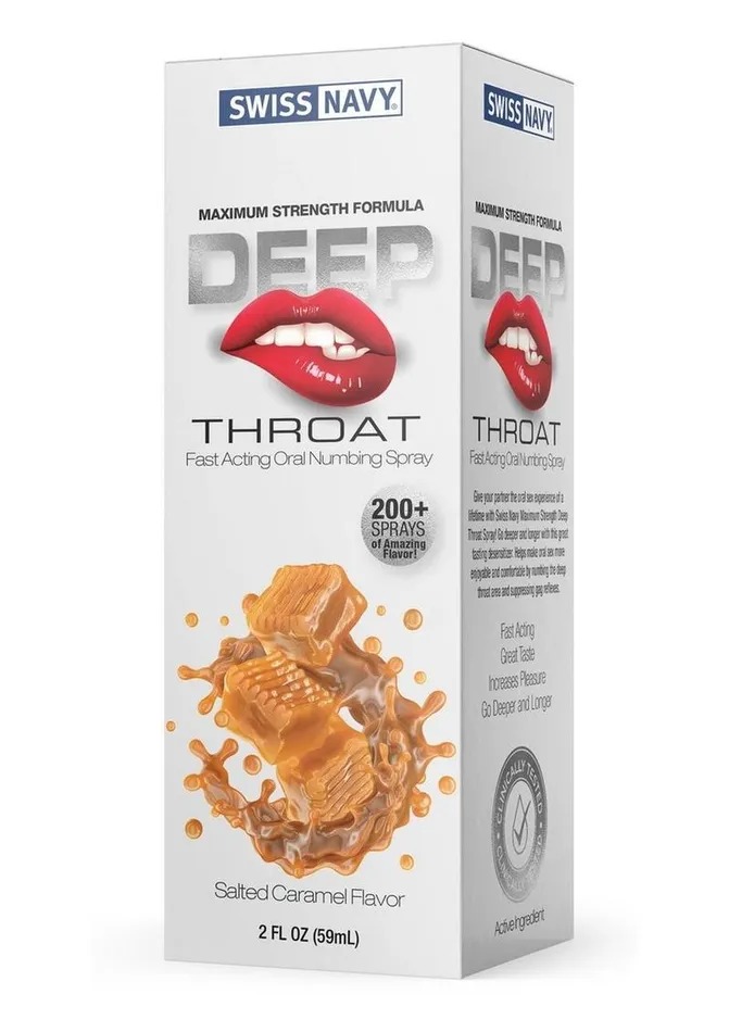 Swiss Navy Swiss Navy Deep Throat Spray Salted Caramel Male Sex Toys