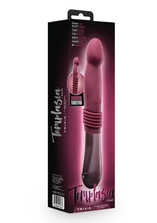 Temptasia Trixie Rechargeable Silicone Thrusting Dildo Temptasia Female Sex Toys