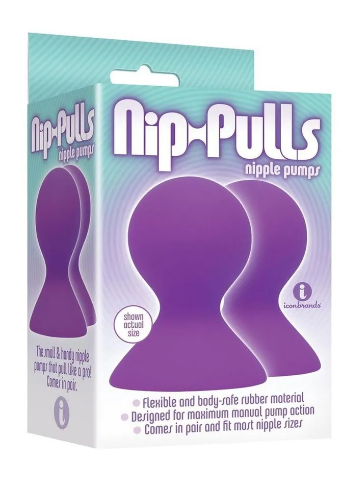 THE 9S Female Sex Toys The 9s NipPulls Silicone Nipple Pumps