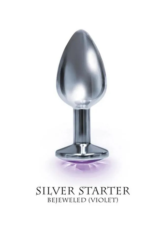 The 9s The Silver Starter Bejeweled Stainless Steel Plug THE 9S Anal