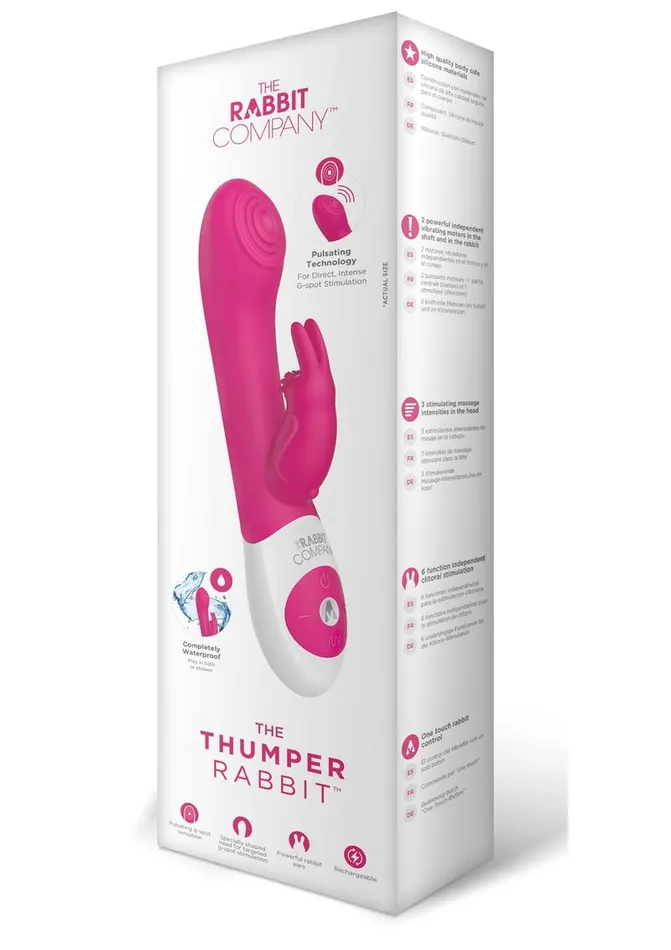 The Rabbit Company Female Sex Toys Rabbit Company The Thumper Rabbit Rechargeable Silicone Vibrator