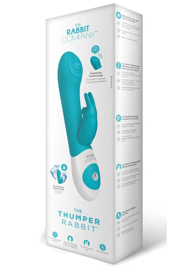 The Rabbit Company Female Sex Toys Rabbit Company The Thumper Rabbit Rechargeable Silicone Vibrator