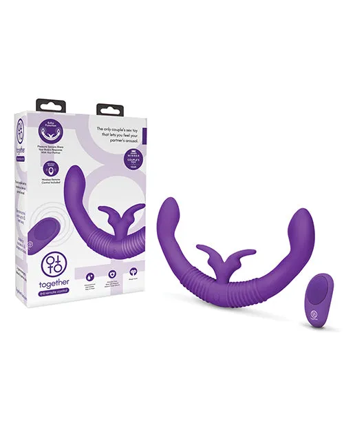 Together Couples Vibe with Remote Purple Electric Eel INC Vibrators