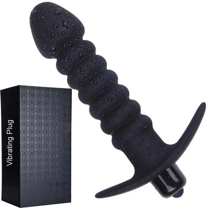 Twist Vibrating Anal Prostate Massager Beaded Butt Plug Vibrator BeBuZZed Anal