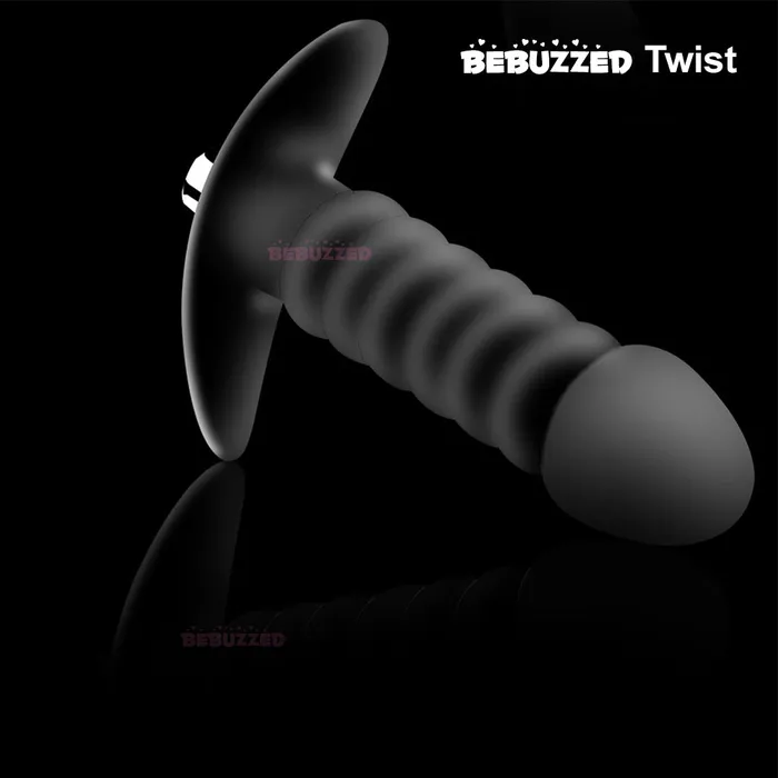 Twist Vibrating Anal Prostate Massager Beaded Butt Plug Vibrator BeBuZZed Anal