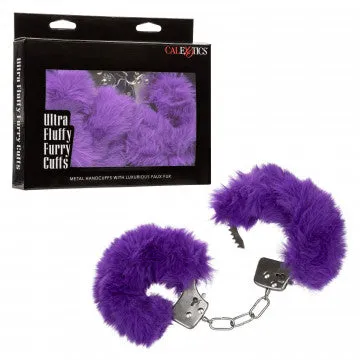 Ultra Fluffy Furry Cuffs Purple Nice and nasty Bz Vibrators