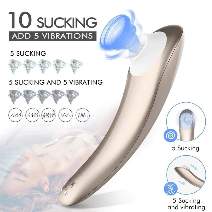 Vibrators ADLTOYFUN Sucking Clit Vibrator Tongue