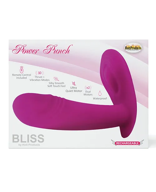 Vibrators Bliss Power Punch Thrusting Vibe Hott Products