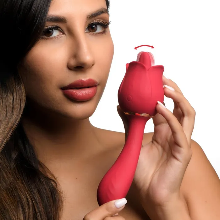 Vibrators Bloomgasm Regal Rose Licking Rose Vibrator XR Brand