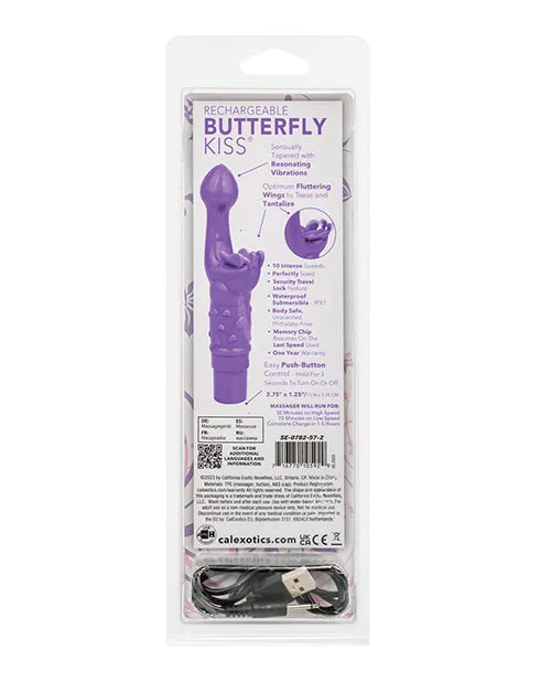 Vibrators California Exotic Novelties Butterfly Kiss Purple