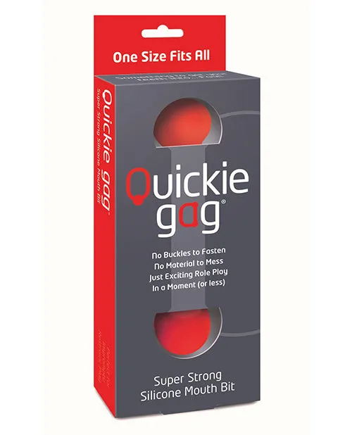 Vibrators Creative Conceptions Quickie Bit Gag One Size Red