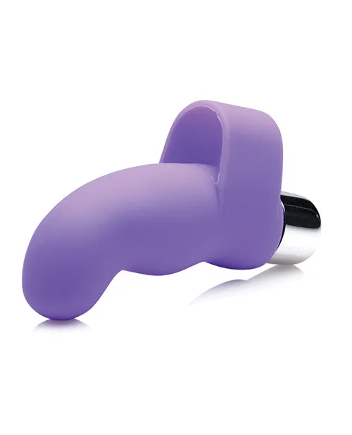 Vibrators Curve Toys Gossip GThrill G Spot Finger Vibe Violet