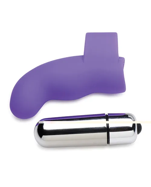 Vibrators Curve Toys Gossip GThrill G Spot Finger Vibe Violet