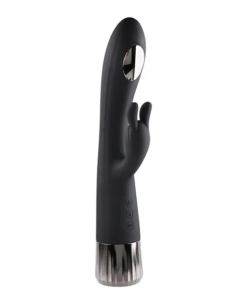 Vibrators Evolved Novelties INC Heat Up Chill GSpot Rabbit Black