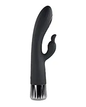 Vibrators Evolved Novelties INC Heat Up Chill GSpot Rabbit Black