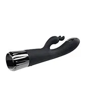 Vibrators Evolved Novelties INC Heat Up Chill GSpot Rabbit Black