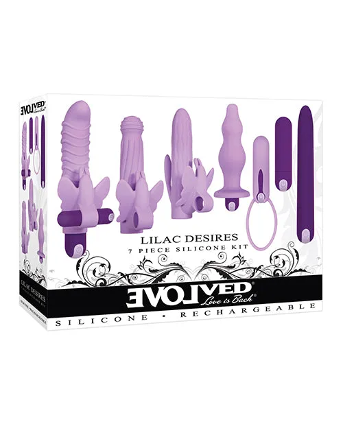 Vibrators Evolved Novelties INC Lilac Desires Vibrator Purple