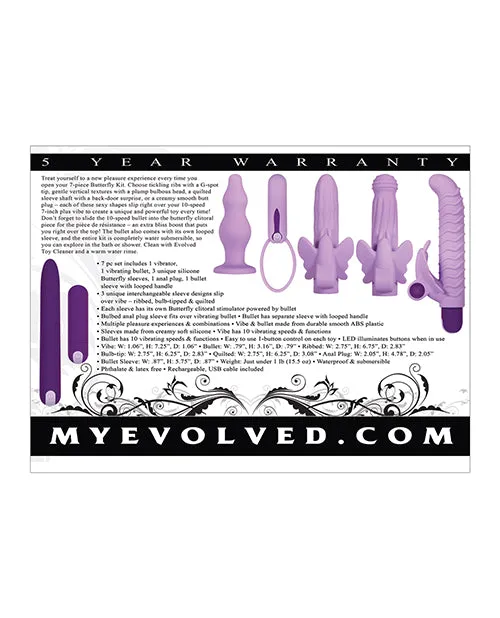 Vibrators Evolved Novelties INC Lilac Desires Vibrator Purple