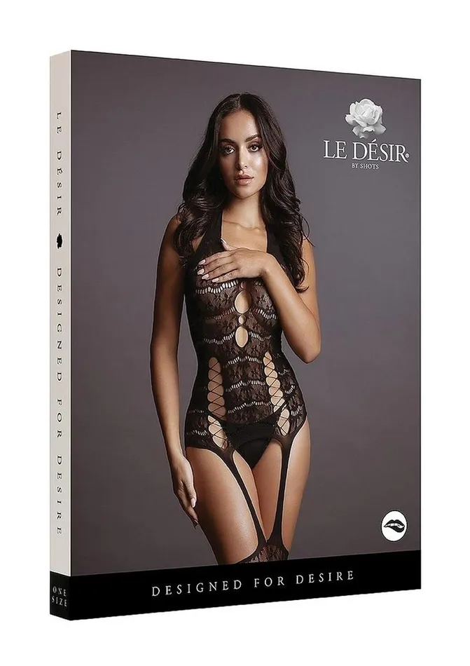 Vibrators Le Desir Le Desire Lace Suspender Bodystocking